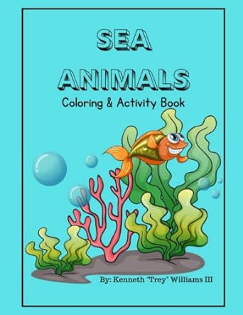 Sea Animals Coloring & Activity Book