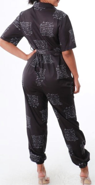 Short Sleeve Jumpsuit
